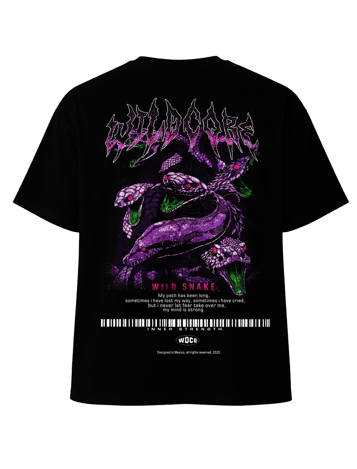OVERSIZE BLACK SNAKE